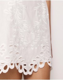 AERE - Adria Broderie Mini Dress