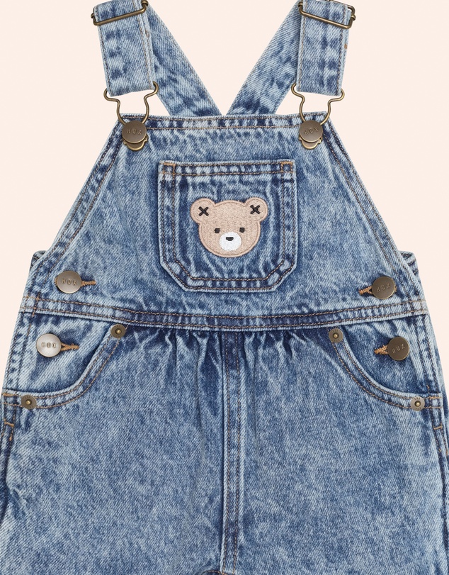 Huxbaby - Dreamy Denim Shortall - Babies-Kids
