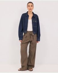Calli - Mika Denim Bomber Jacket