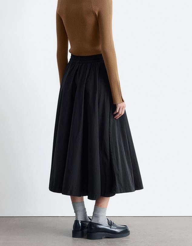 & Other Stories - Drawstring A-line Midi Skirt