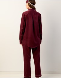 Wanderluxe Sleepwear - The Bordeaux Pyjama Set