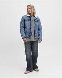 Jack & Jones - Jean Jacket With Sherpa