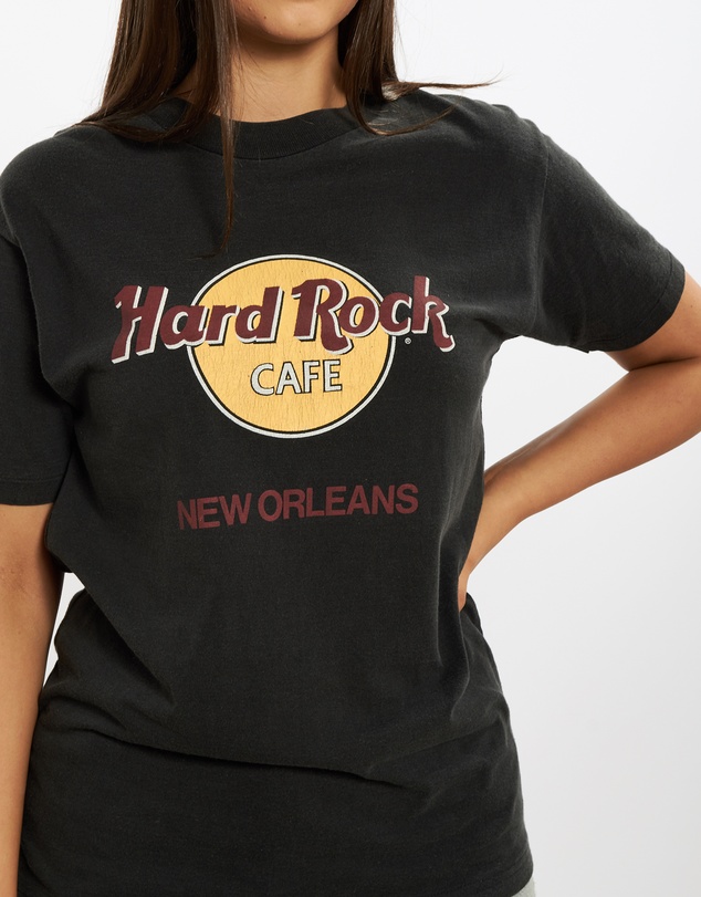 Vintage by The Real Deal - Pre Loved - 90s Hard Rock Cafe 'New Orleans' Tee