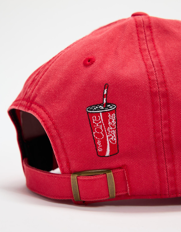Gilroy - Coke Ballpark Red Heavy Wash Cheers Cap