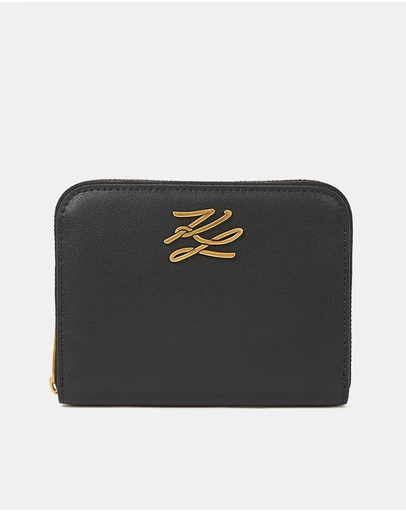 Karl Lagerfeld - K/Autograph Medium Zip Wallet