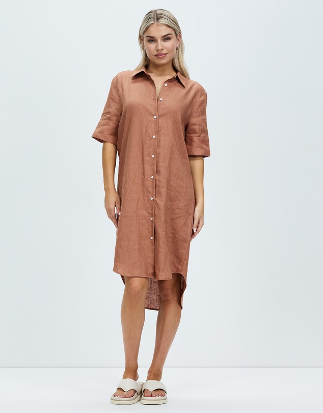 White By FTL - Hettie Shirt Dress