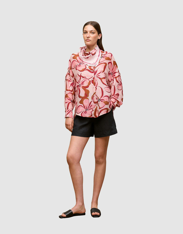 Trenery - Linen Pull On Short