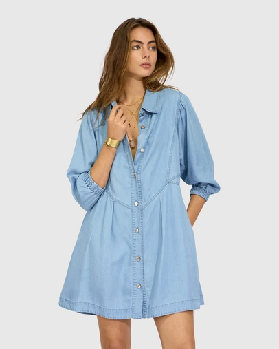 Belle & Bloom - Supercut Denim Dress