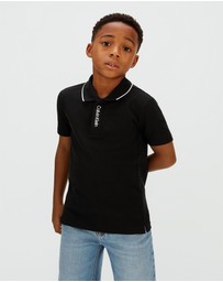 Calvin Klein Jeans - Boys Stretch Pique Tipping Polo Shirt