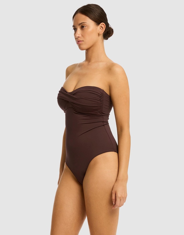 Sea Level Australia - Essentials Edit Twist Bandeau One Piece