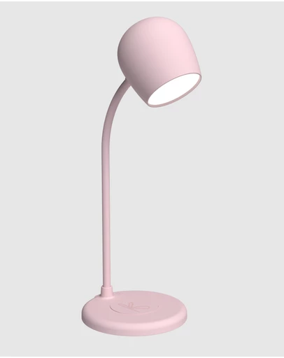 Kreafunk - Kreafunk Ellie Lamp W/ Qi Charger And Bluetooth Speaker - Dusty Rose