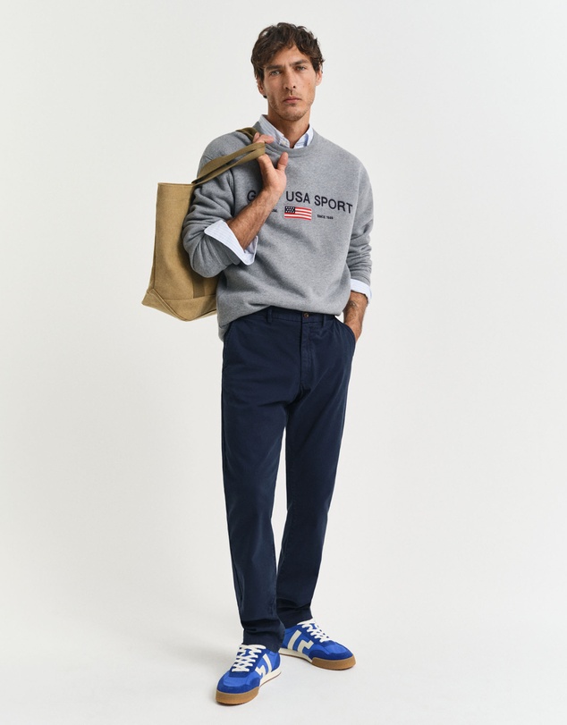 Gant - Slim Fit Dobby Structured Chinos