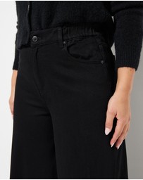 Commonry - Elasticated Wide Leg Jean