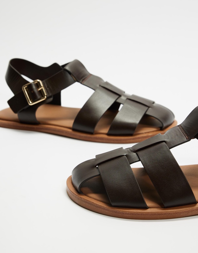 AERE - Leather Fisherman Sandals