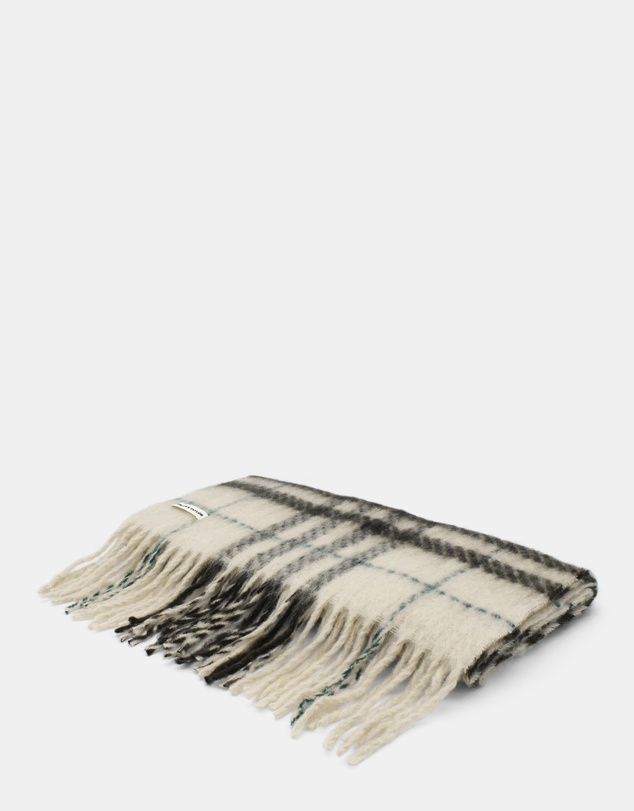 Morgan & Taylor - Hallie Scarf in Beige & Brown Check