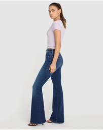 Good American - Compression Good Legs Flare Jeans
