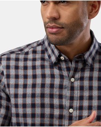 Brooksfield - Brushed Cotton/Tencel Shirt