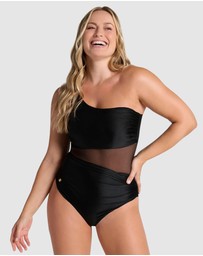 Leonisa - Radiant Padded One Shoulder Shaping One-Piece Swimsuit