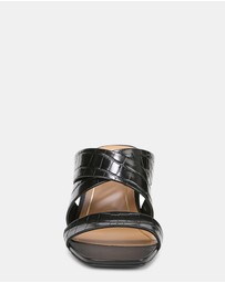 Vionic - Merlot Heeled Sandal - Black Croc