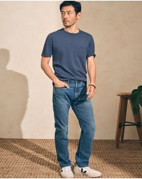 Faherty - Sunwashed Organic Cotton Pocket Tee