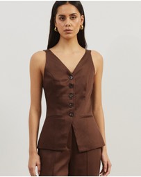 Atmos&Here - Junia V-Neck Strappy Vest