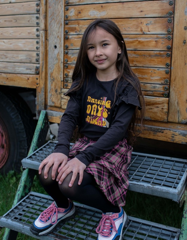 Quapi - Karola Long Sleeve Tee - Kids-Teens