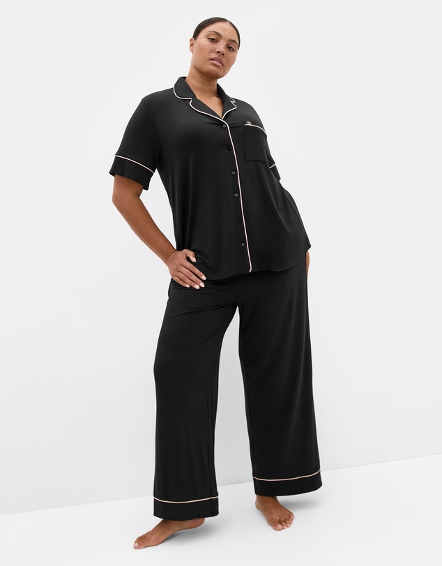 City Chic - Plus size Signature Pyjama Pant - black