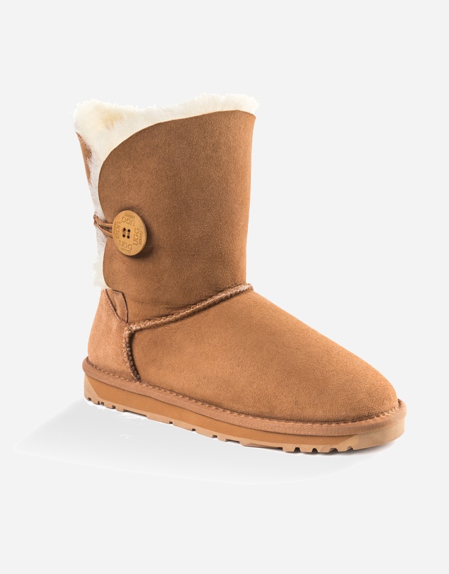 Ozwear Connection Uggs - Ugg Classic Short Button Boots (Water Resistant)