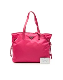Pre-Loved by Azura Reborn - Pre-Loved Saffiano Trimmed Tessuto Open Convertible Tote