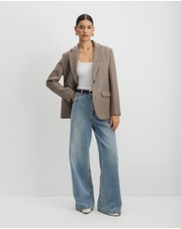 AERE - Opal Wool Blend Relaxed Blazer