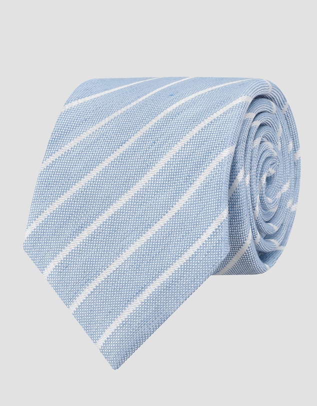 Abelard - Pale Linen Stripe Tie