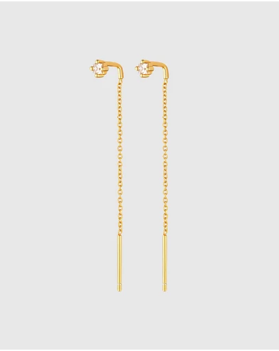 HOUSE OF SLANI - Lila Thread Earrings