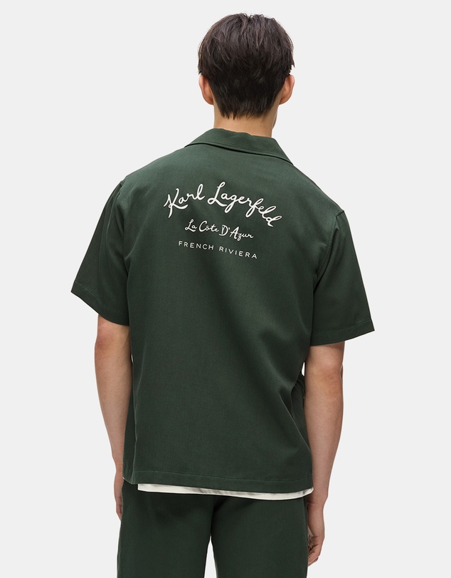 Karl Lagerfeld - Short-Sleeved Côte D'Azur Shirt