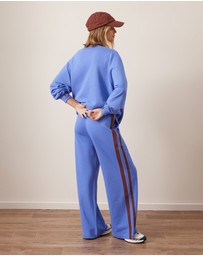 Ceres Life - Gigi Wide Leg Terry Trackpant
