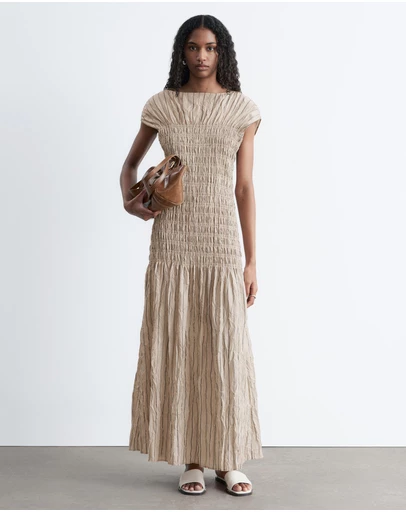 & Other Stories - Smocked Maxi Dress
