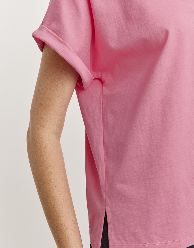 Toorallie - Roll Sleeve Organic Cotton Tee