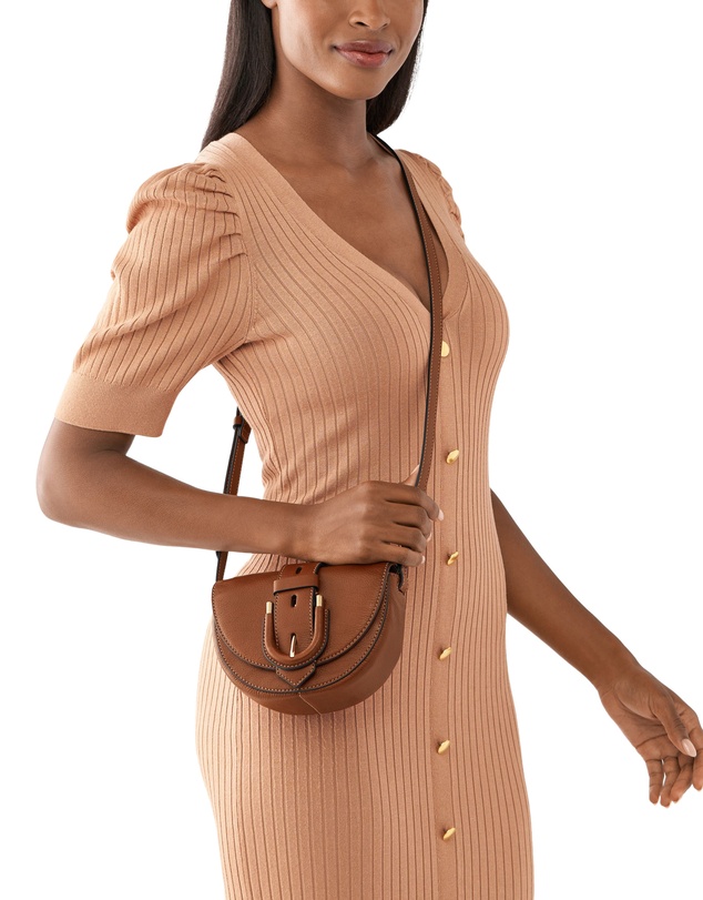 Fossil - Harwell Brown Crossbody Bag