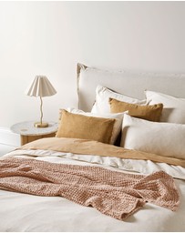 Aura Home - Chambray Mini Stripe Quilt Cover