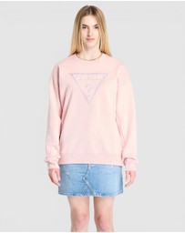 GUESS - Triangle Glitter Sweatshirt