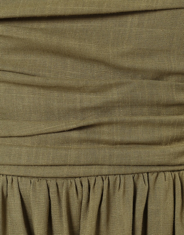 Petal & Pup - Kayt Strapless Dress - Olive Green