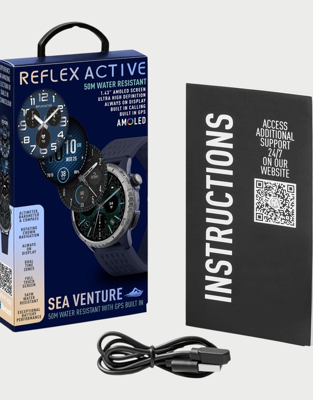 Reflex Active - Reflex Active SeaVenture 5ATM Blue Strap Watch