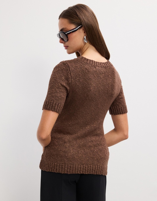 The Fated - Jorja Boucle Knit Top