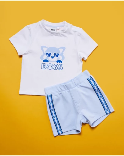 BOSS - T-Shirt & Shorts Set - Babies