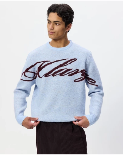 X-Large - Script Knit Sweater