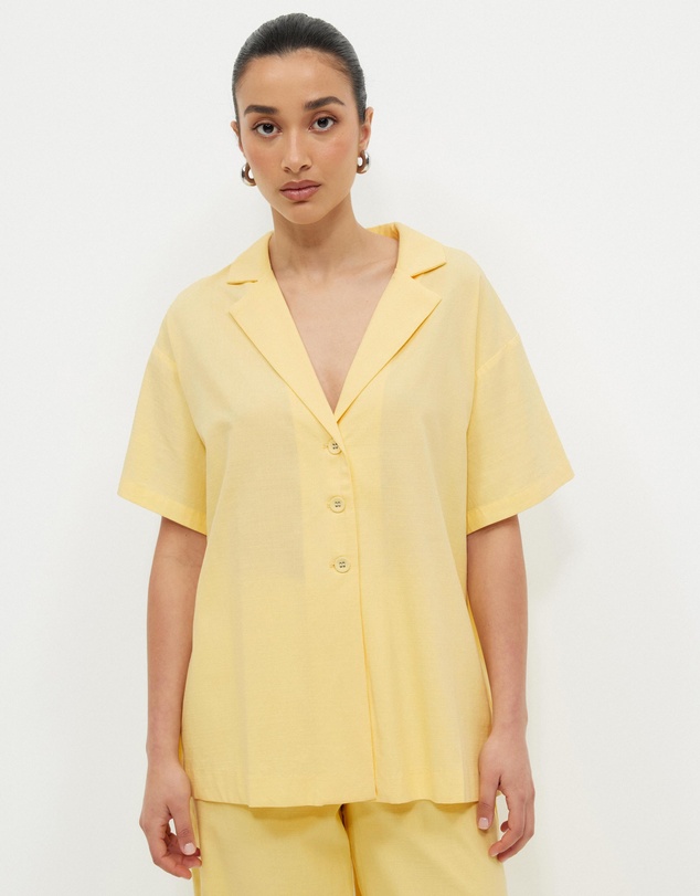 Calli - Karina Oversized Collared Shirt