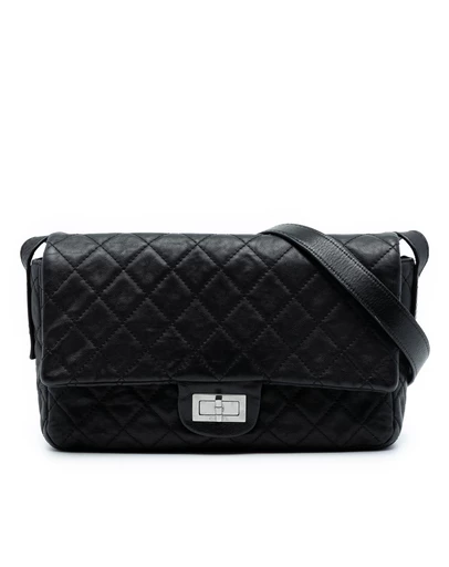 Pre-Loved by Azura Reborn - Pre-Loved Quilted Calfskin Reissue 2.55 Easy Messenger Flap