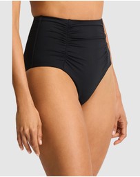 Sea Level Australia - Essentials Edit Super High Waist Bikini Bottoms