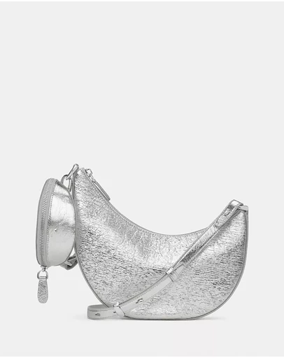 Kate Spade - Duo Crinkle Metallic Leather Crossbody Bag