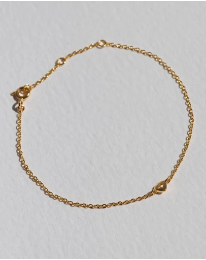 SAINT VALENTINE - Mini Heart Bracelet - Gold