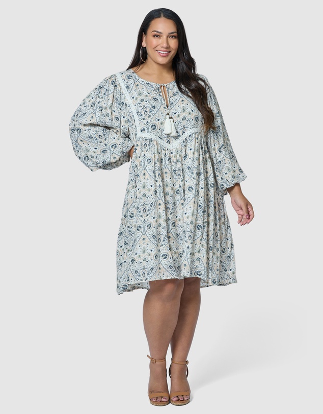 The Poetic Gypsy - Sea Breeze Mini Dress